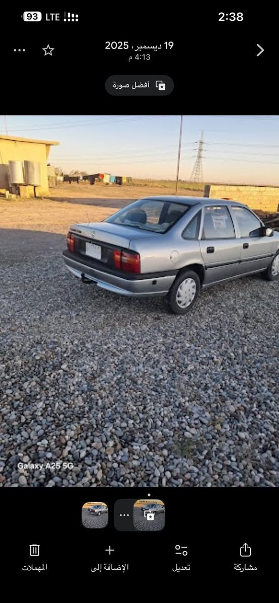 أوبل فكترا للبيع حجم 20 محرك جديد كير جديد سنويه ٢٨ دفتر بنزين معمره ع الشاصي تايرات جدد للاستفسار *********** السعر 50
