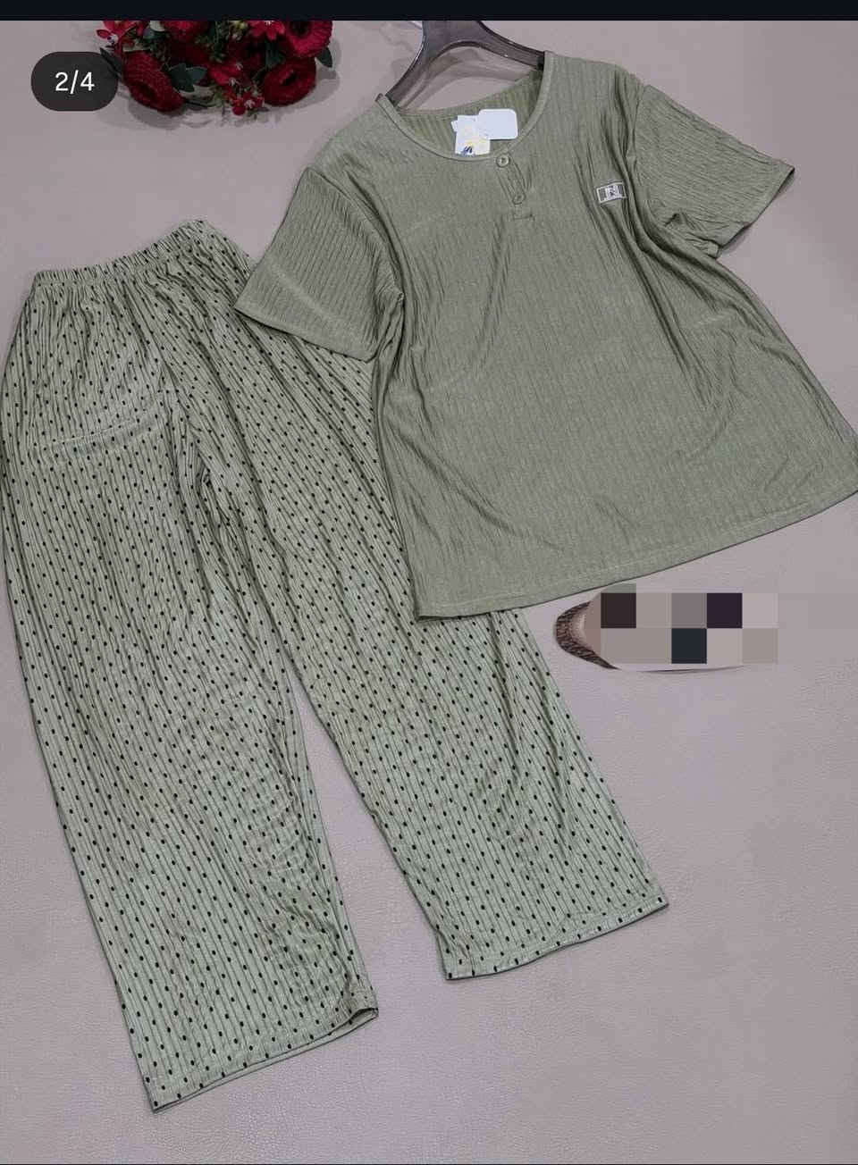 🍑 نعومة + أناقة = راحة ما تنوصف
#تراك بيت قطني وناعم تركي درجه اولى 🌺 🦋 
لأنك تستاهلين تكونين مرتاحة وأنيقة بنفس الوقت 🤍
#السعــــــــــــررر8_قطعــــــــتين15
قياسات فري سايز💙🤍
يوجد توصيل داخل المسيب الفين 
يوجد توصيل محافظات


**إذا كنت صاحب هذا الإعلان وتريد حذفه لأي سبب، رجاءا أرسل رسالة إلى الدعم الفني**