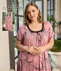 دشداشة زبدة • مس مريم أصلية • مقاسات 2XL-5XL