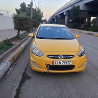 اكسنت موديل 2016 وارد امريكي حادثها جاملغ خلفي الايمن بدون دواخل  مكين...