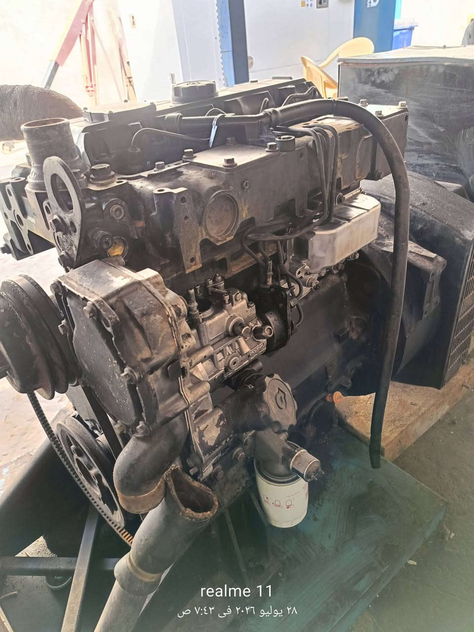 السلام عليكم محرك بيركنز غدارة اربع سلندر مع راس توليد 110 KV شرط لا تبخير ولا تنقيص 
لتواصل على الرقم ***********
