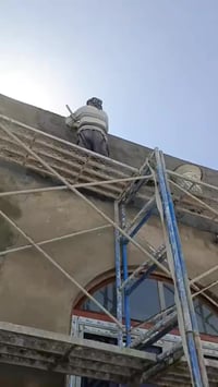 خلفه ابو محمد الخالدي  لبخ سمنت جص بورك سيراميك كاشي بناء طابوك بناء ب...