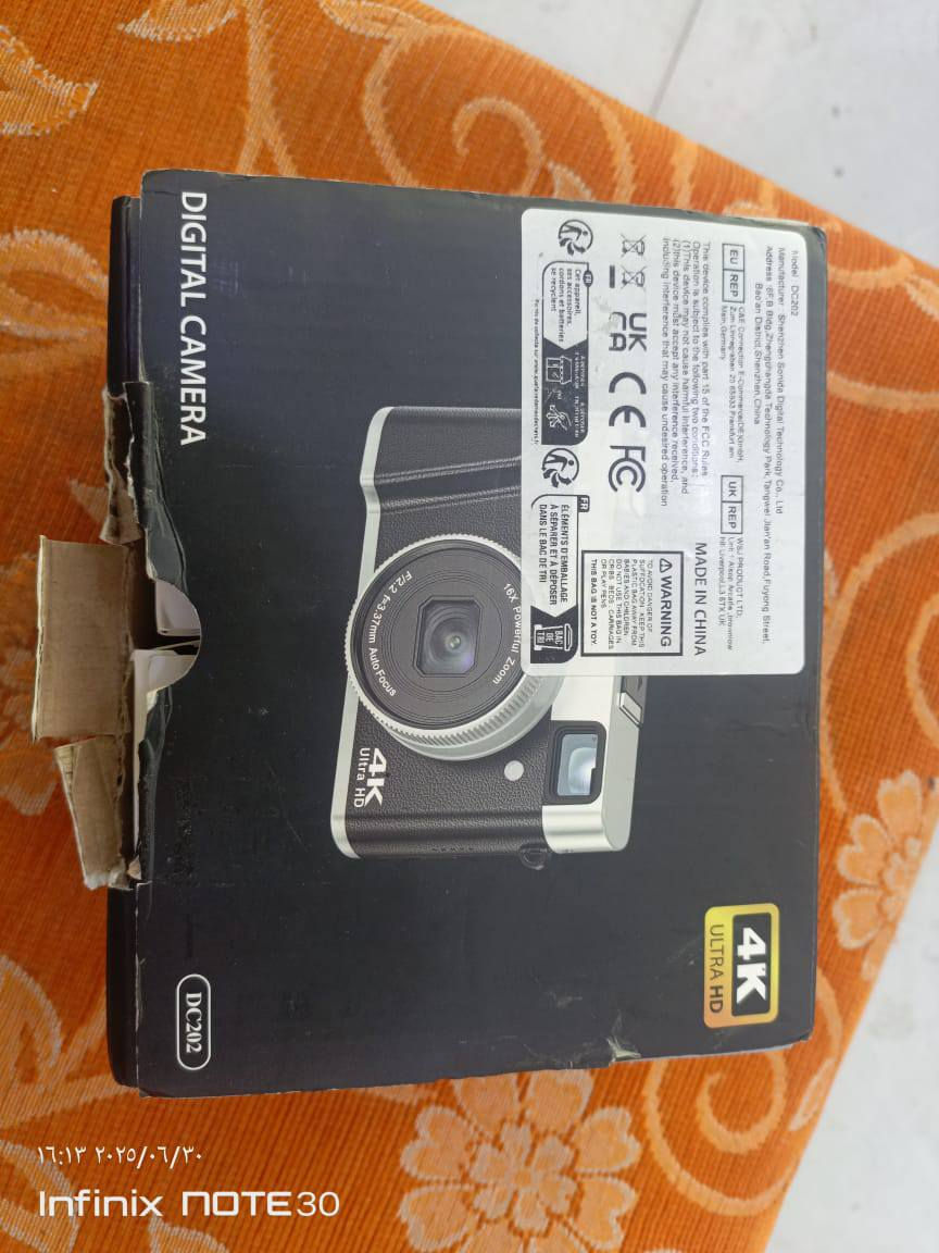 كامره 4K
ultra hd
جديده استخدام قليل 
سعرها 30 وبيها مجال 

كركوك

***********
