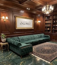 ديوان تركي 10مقاعد هيكل زان تكمةة بدون ضرر نضافته90% ماخذي مليون ونص ع...