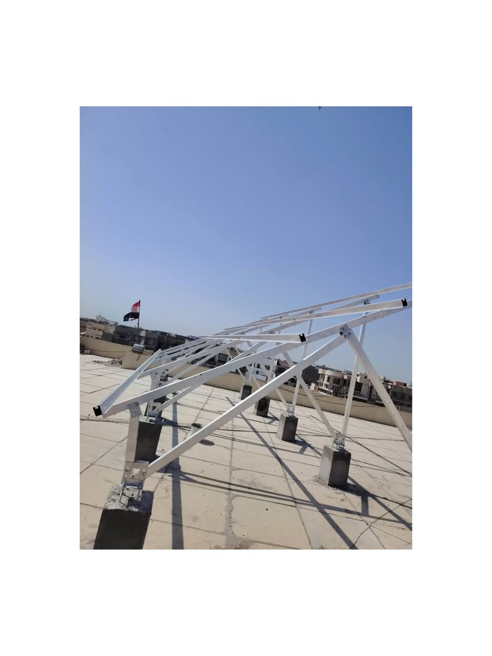 مدرسة الروافد المختلطة-بلدروز -ديالى
تجهيز وتنفيذ منظومة طاقة بقدرة 15 كيلوات ضمن مشروع الأبنية الحكومية للطاقة المتجددة 
#للتعاقد والاستشارات والتصاميم 
مكتب المهندس الحديث للمقاولات العامه والطاقة المتجددة.
#بغداد -حي القاهرة-قرب مجسر البنوك 
#ديالى بعقوبة مقابل- الأسواق المركزية 
#ديالى بعقوبة تقاطع- القدس مقابل كلية الرافدين.
***********
***********
***********
***********
