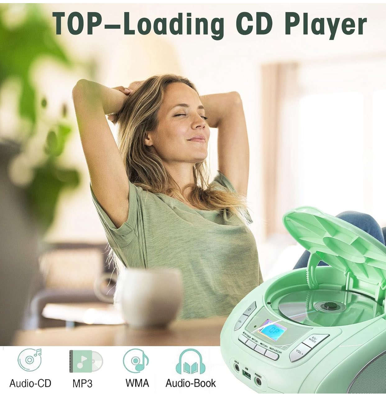 مشغل أقراص مضغوطة محمول (بومبوكس) من ماركة WISCENT موديل WTB-792، ويتميز بالتالي:    يحتوي على راديو FM ومشغل أقراص يدعم صيغ MP3 و WMA. يوفر خيارات توصيل متعددة: بلوتوث، USB، و AUX، بالإضافة إلى مقبس سماعة رأس. يحتوي على مكبرات صوت مدمجة بقدرة إخراج \(2\times 2\) واط. يمكن تشغيله عبر الطاقة الكهربائية أو بواسطة 4 بطاريات. السعر 15.000 الف


**إذا كنت صاحب هذا الإعلان وتريد حذفه لأي سبب، رجاءا أرسل رسالة إلى الدعم الفني**