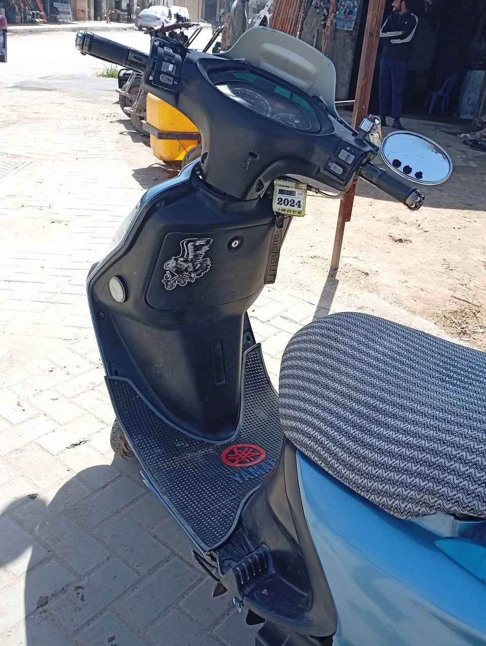 سلام عليكم دراجة للبيع 500 بيها مجال مكلف بلنشر هاذا رقم راعيها *********** مكان شامية
