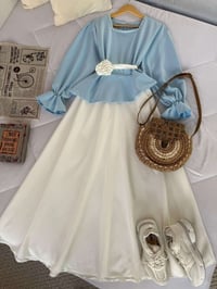 فستان متصل • مقاسات ٣٨-٤٠-٤٢-٤٤-٤٦-٤٨