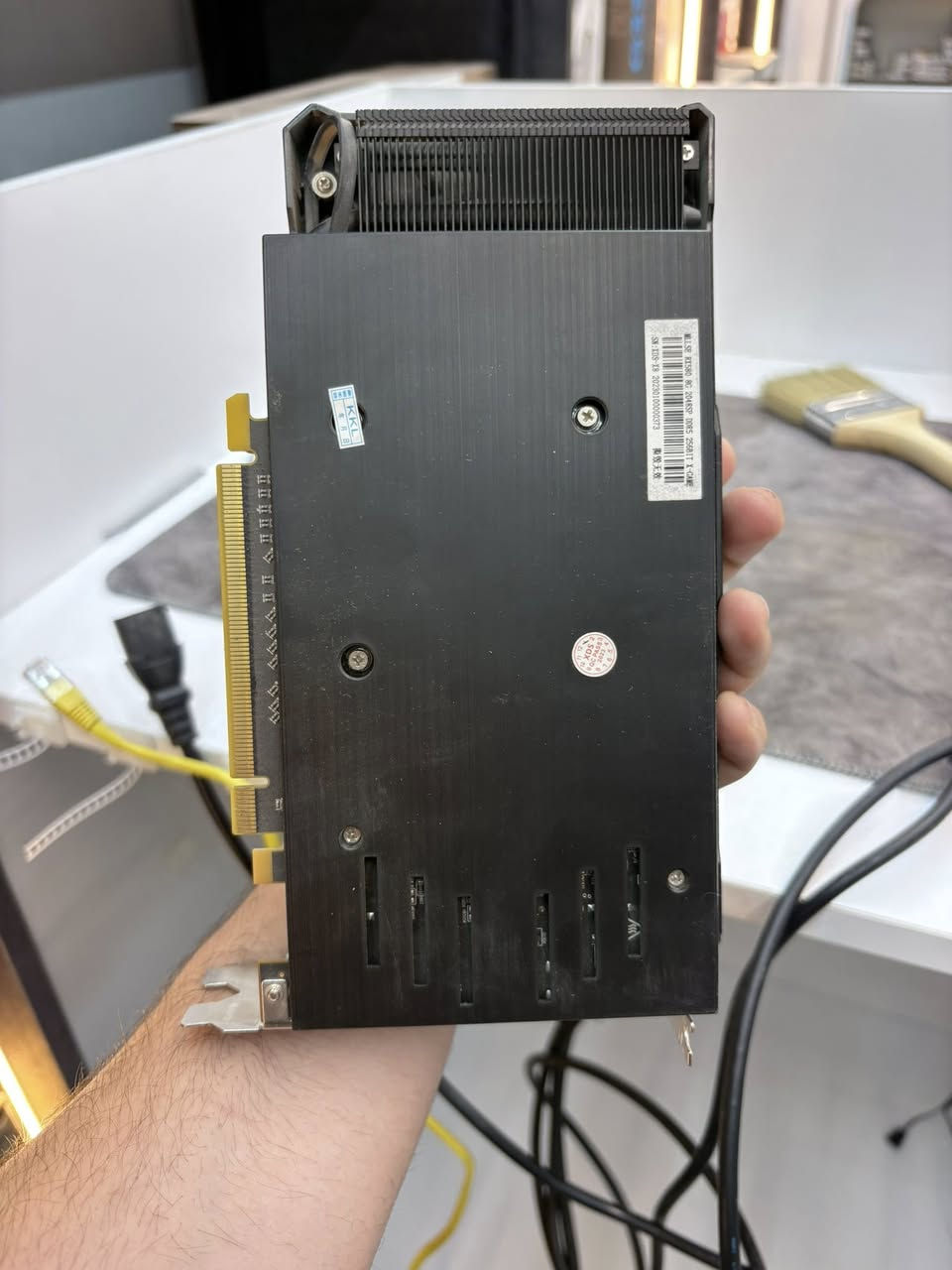 Rx580 مستخدم بدون كارتون
حرارة 66-68

سعر 50 
توصيل موجود


**إذا كنت صاحب هذا الإعلان وتريد حذفه لأي سبب، رجاءا أرسل رسالة إلى الدعم الفني**