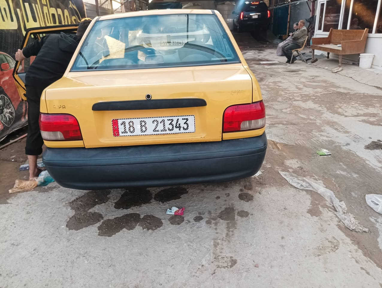 سلام عليكم سايبا للبيع موديل 12رقم بابل انكليزي مكينه كير حداديه كلها جديده تخم تاير   جديد مصفره هيه وغرامات سنويه ٣١ راعيها يريد تحويل 30وبيها مجال حله شارع 80 قرب مخبز مهند رقم *********** بي واتساب
