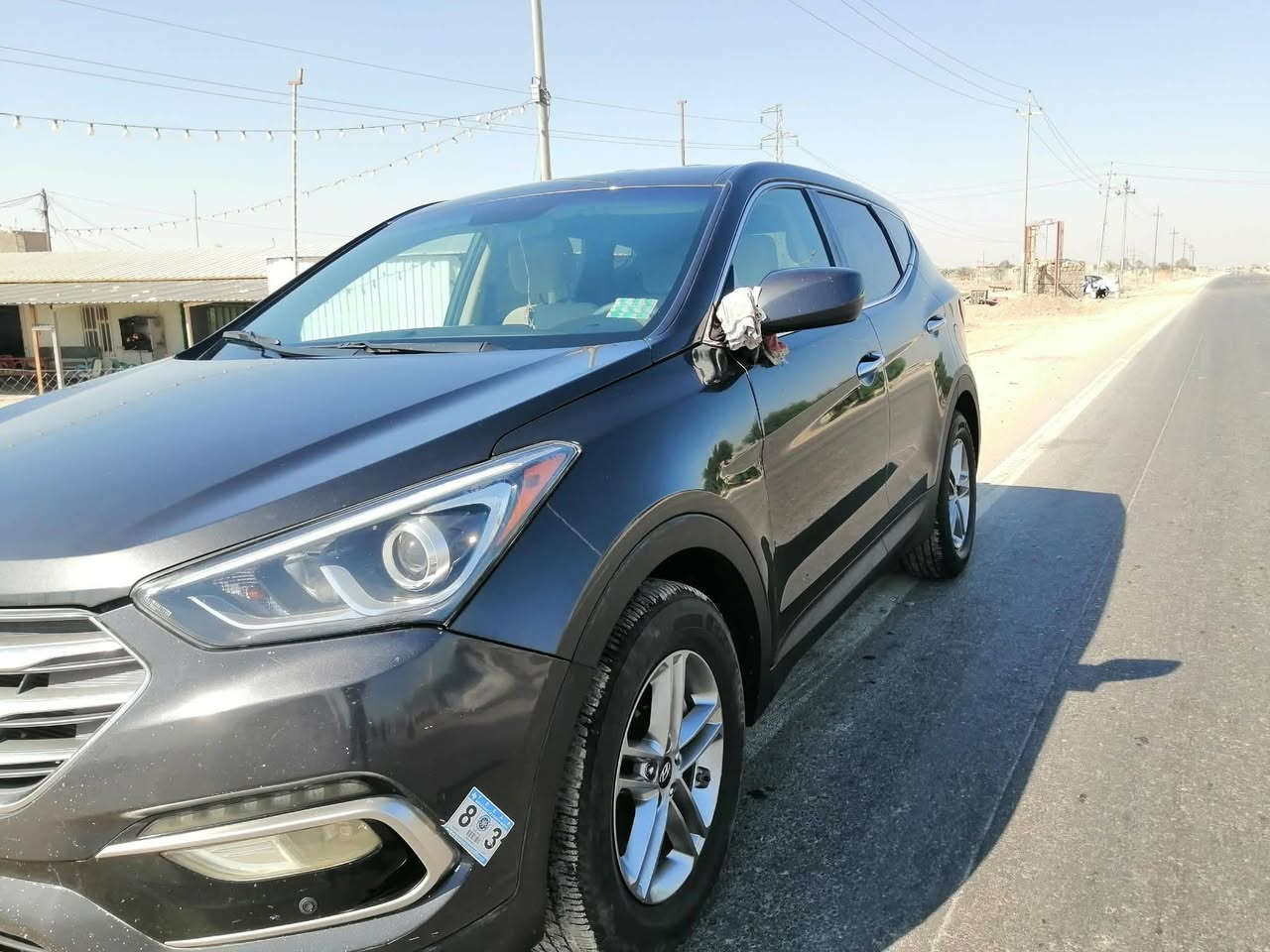 السلام عليكم مكلف بالنشر 
للبيع هونداي سنتافي 2018

السياره جديده
بااسمي تحويل ثاني يوم
رقم قادسيه
مكانها الديوانيه /البدير
مواصفات :
 تحكم ستيرن جهتين
تبريد قطعتين 
نضام ECO 
كامره 
حساس خلفي
بلوتوث اواكس 
مثبت سرعه
نضام ايكو سبورت 
ضررها بنيد فقط موضح بالصور بدون ايرباك 
مكينه Gti 2.4
مكينه كير حداديه تخم تاير جدد 
السعر 160 بيه مجال بسيط 
للاستفسار ***********
***********
