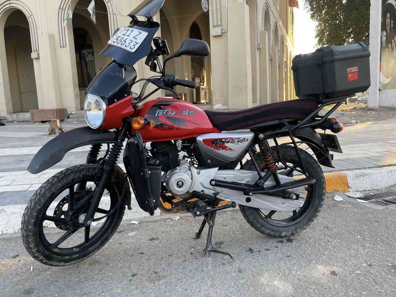 بوكسر جبلي ٢٠٢٣ مكفولة رقم بغداد هزة وسنوية جديد بـ اسمي تحويل ثاني يوم 
الدارجة ممشتغلة ديلفري مكينة بلادي ممفتوح 
مكاني شارع حيفا السعر ٢٦٥٠٠٠٠ الف
الاتصال ***********
