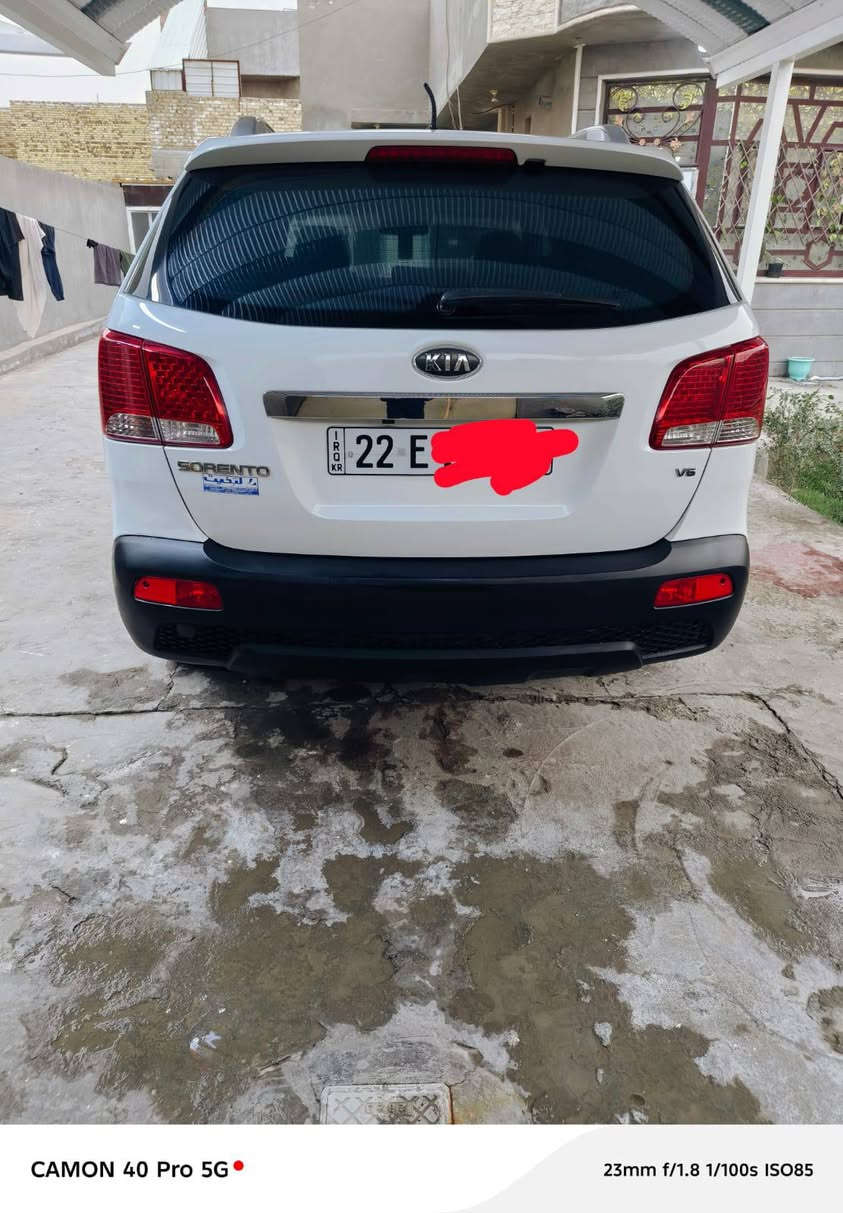 سورنتو موديل 2012 خليجي
مكينه 3.5
مكفوله كفاله عامه عده شخط كد اصبع
حداديه جديده وكير ومكينه كفاله 
موصفاها معروفه سبعه راكب 
كاميرا اشاير بل مري سياره جديده جدا مال بيت
رقم اربيل ب اسمي شرط لمداور 
اي ستفسار اتصل على ***********الشراي يتصل وبي خير ويدلل مكان بابل
