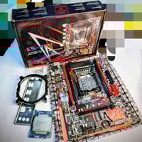 مذربورد + معالج مذربورد Machinist E5-RS9 معالج Xeon E5-2697 v3 مع قاعد...