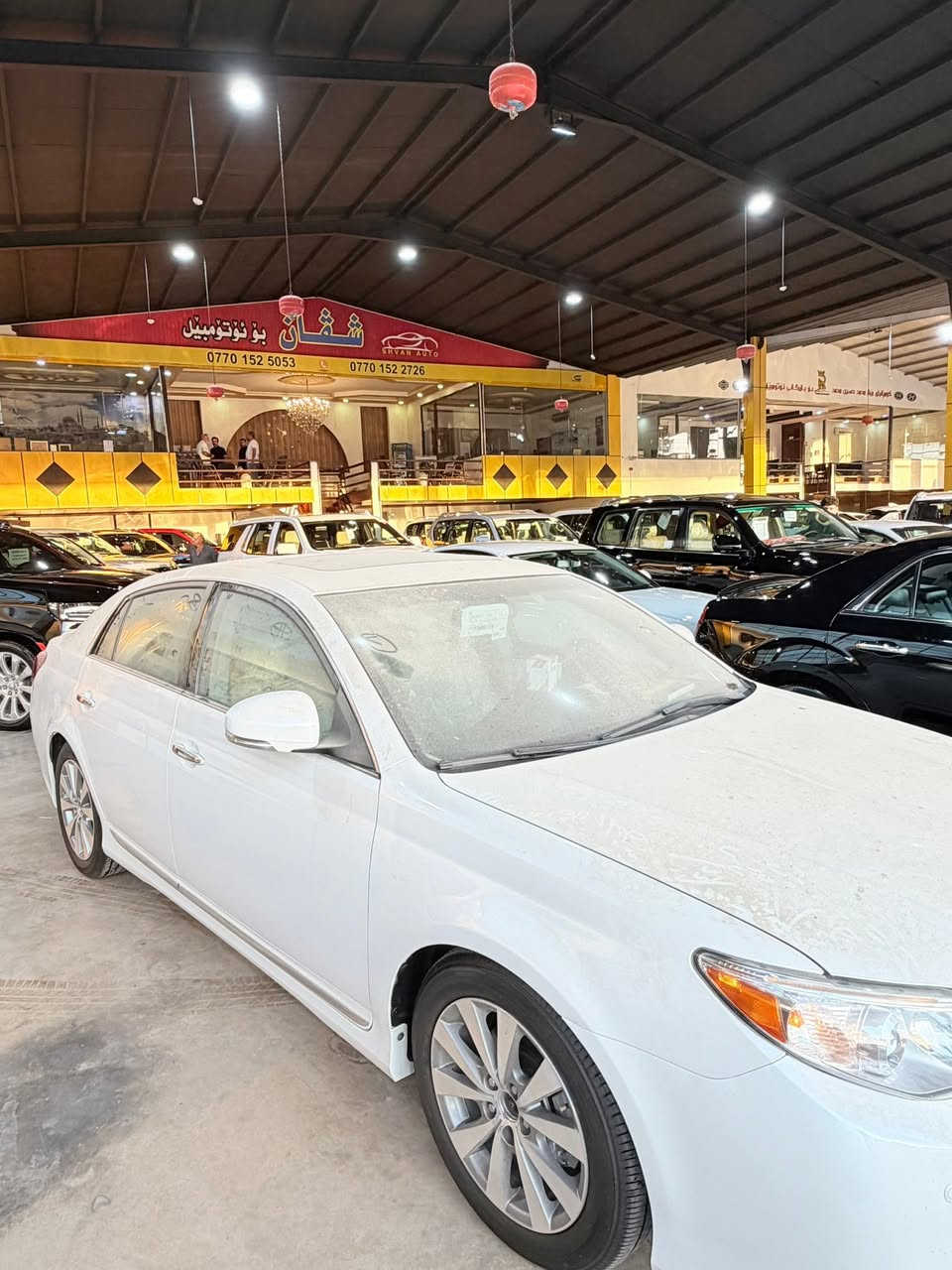 toyota Avalon _2012 _ limeted _خليجي
تويتا ئه ڤه لون موديل ٢٠١٢ مانگي ١٠خليجي لميتد 
سياره كه مواصفاتي خليجيه 
سياره كه بي بوياخ بئ سارده 
گيرو مه كينه ي به شه رت
٤ تايه و ويلي بيلادي له سه ره 
سه نه وي هه موو شتيكيي تازيه به شه رتي ته حويل و غرامه
سياره كه 58هه زار روشتوه 
شةوين /سليماني 
نرخ/٢٩٨$
رقم/***********
