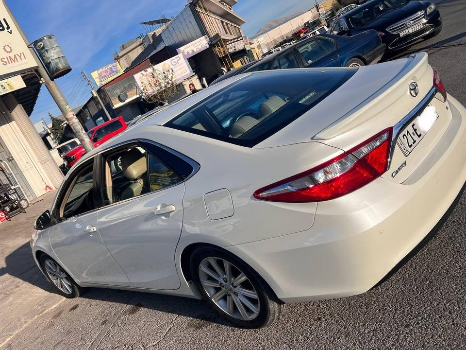 #للبيع

كامري موديل 2016 خليجية فئة S
الرقم #سليمانية
السيارة بأسمي تريد وكالة او تحويل والهزة والسنوية جديدة 2030
السيارة مكفولة كفالة عامة من الصبغ والتبديل والبارد ما عدا شخط مقدار اصبع مكحل بالجاملغ الأمامي 
المحرك والگير كفالة بشرط على الشركة 
حجم المحرك 2500 
عداد المسافة: 185 وقابل للزيادة

#السعر: 190 وبي مجال
مكان السيارة: الانبار / الفلوجة 

#ملاحظة:  أنا مكلف بالنشر رجاءً 
الاتصال على الأرقام هو صاحب السيارة 
***********
***********
