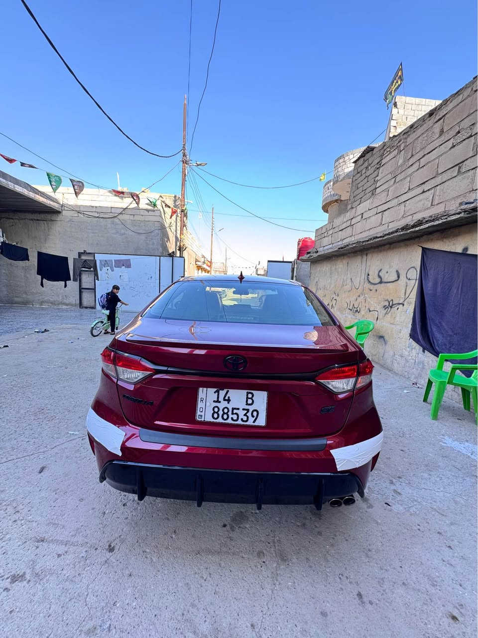 السلام عليكم 
كورله 2023 وارد امريكي 
بدون ضرر بدون غرق كفاله عامه فقط بالكزوز 
موصفات فول عده الفتحه رادارات امامي خلفي جانبي هند بريك كهرباء ⚡️ شاشه كار بلي ممشه السياره 100 مايل محرك كير كفاله سياره حلوه ونضيفه 
انا المستورد ول معوق يسويلك الف وكاله فقط نضره ضعيف السعر140 وبيهه مجال  *********** البصرة, العراق
