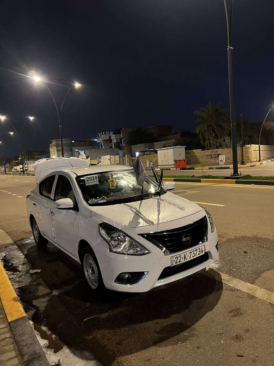 السلام عليكم نيسان سني مصري موديل 23 ماشيه 62 ضربه صايره صفحه الصدر جاملغ وبين البابين وجاملغ السايق شبر البقيه كفاله كير محرك تبريد السعر خاص بس شراي يتصل بدون لف ودوران.  

***********
