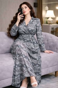 فستان نسائي • خامة كريشا • يناسب وزن 40-110