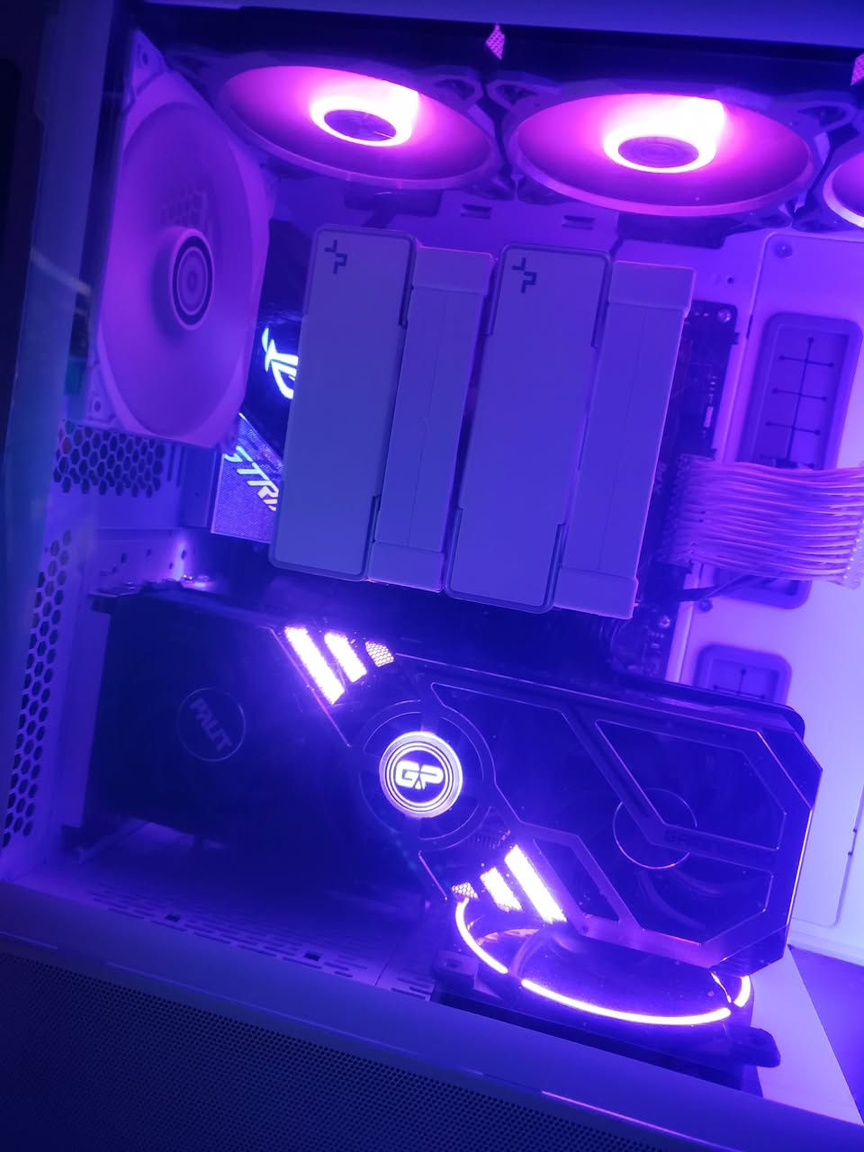 السلام عليكم
تجميعة كاملة مع الشاشة والإكسسوارات و ups للبيع
🛑مابيع مفرد

r9 5900x
deepcool ak620 white 
ram 64gb 16*4 3200mhz
asus rog x570-f gaming 
m.2 1tb 
m.2 256
 hdd1tb
psu 850w corsair gold modular
case lian li lancool 216 white 
gpu rtx3080ti 12gb
vertical  razer gen4
الشاشة:
msi 274qrfw
الإكسسوارات :
ماوس لوجتك 
g502 hero
كيبورد
reddragon k550 yama
ماوس باد xl
UPS:
apc c1500
بطارية ليثيوم ايون فوسفات الحديد 
24v 30امبير

استفسار اكثر خاص او الاتصال ***********
