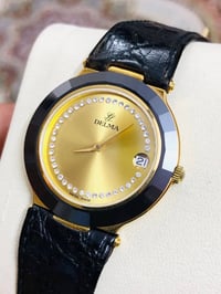 ساعة ديلما ( DElMA) ديستار  سويسري اصلي انتاج الثمانيات  كواتز - شهري ...