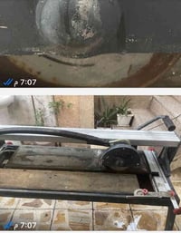 قاطعة ماء مرمر كاشي سيراميك طول120 الماني الصنع استعمال قليل السعر 600...