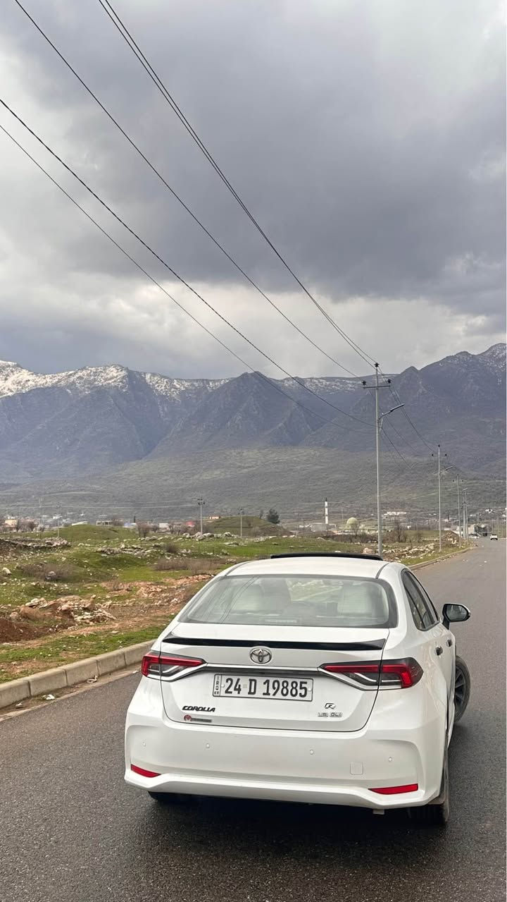 Corolla 2023 gli Cihan 
Km : 42,000km
No paint 
Full full shrika cihan
کرولا ٢٠٢٣ شریکة جیهان
٤٢،٠٠٠ کم ماشیە
بدون سبغ
فول فول شریکة جیهان

رقم تلفون: *********** دهوك, العراق
