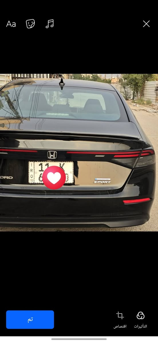 بيع او مراوس اكورد موديل ٢٠٢٤ حادث بنيد فقط مصبوغ ايربك طاك ماشيه١٦ كيلو مكينه بيها صوت ماعرف شنو تتدبدل احسن من التصليح لان مكينته رخيصه ٧$ والباقي كامله ماكو اي نقص السعر ١٧٠ بيها مجال بالمعقول مكاني حي الجهاد للاستفسار الاتصال على هذا الرقم ***********
