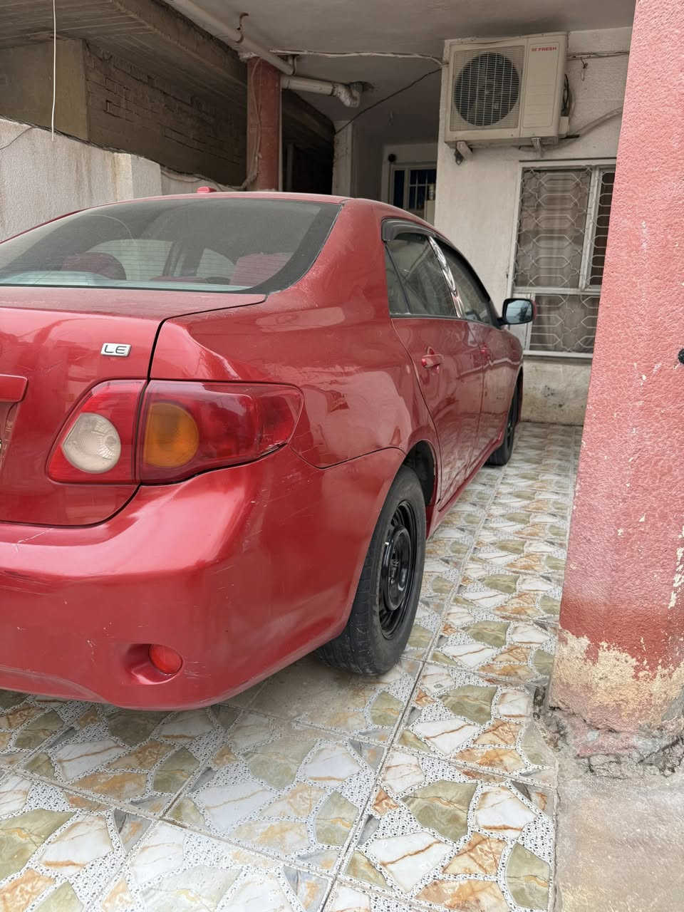 كورلا 2009 امريكي 
ضرر قطعه  وحده الباب الخلفي فقط مصبوغ السياره ليبل واحد كلها 
مكاني سامراء السعر 105 وبيها مجال 
جلح بيها قماره وبنيد 
***********
