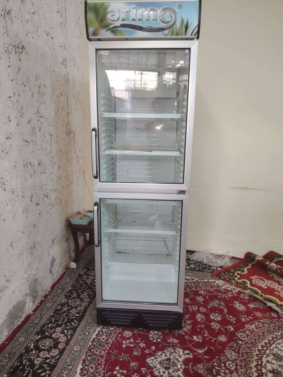 السلام عليكم عارضه للبيع مستعمل استعمال قليل وجديد كلش وتبريده ثلج وما داخل تصليح ابد نوعيته تركي اصلي دبل باب سعره 350 وبي مجال للشراي رقم التواصل وهم بي واتساب ***********
