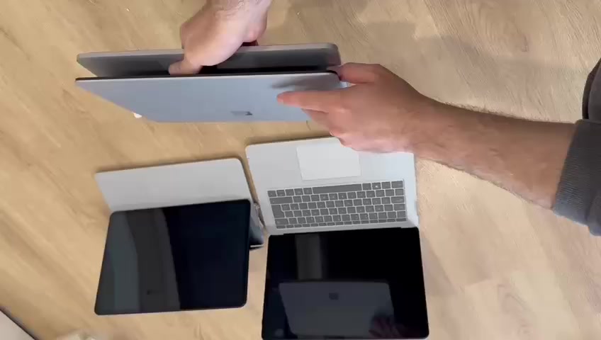 🔥 الوحش الإبداعي وصل! 🔥
💻 Microsoft Surface Laptop Studio
*********** واتساب 
إذا تريد جهاز يجمع بين الفخامة + القوة + المرونة… فهذا هو الاختيار الصح 💪
━━━━━━━━━━━
🚀 المواصفات النارية:
🧠 Intel Core i7 – الجيل 11
🎮 NVIDIA RTX 3050 Ti 4GB
💾 RAM 32GB – سرعة خرافية بدون تهنيج
⚡ 1TB SSD – مساحة تكفي كل مشاريعك
🖥 شاشة 14.4 إنج لمس PixelSense بدقة عالية وألوان احترافية
🔄 تصميم متحرك 3 وضعيات (لابتوب – ستوديو – تابلت)
______________

🎯 وين يستعمل؟

🏗 الهندسة والمعماري
يشغل AutoCAD – Revit – 3ds Max – SolidWorks بسلاسة بفضل معالج i7 وكرت RTX.

🎨 التصميم والجرافيك
مثالي لـ Photoshop – Illustrator – Blender
شاشة لمس + وضعية Studio تخليك ترسم وتعدل براحة احترافية.

🎬 المونتاج وصناعة المحتوى
يشغل Premiere Pro – After Effects بدون تهنيج
ريندر أسرع بفضل RTX 3050 Ti.

💻 البرمجة وتطوير التطبيقات
Visual Studio – Android Studio – مشاريع ثقيلة يفتحها بسهولة.

🎮 الألعاب
يشغل ألعاب قوية بإعدادات ممتازة بفضل كرت RTX.
📚 طلاب جامعة / ماجستير / دكتوراه
كتابة بحوث – عروض تقديمية – Excel – Zoom
تقدر تستخدمه كلابتوب أو تقلبه تابلت للملاحظات بالقلم.
━━━━━━━━━━━
✨ جهاز يناسب الشغل بالمكتب
✨ عملي بالبيت
✨ مثالي بالجامعة
✨ راقي بالكافيه والاجتماعات
✨ قوي للسفر والتنقل

باختصار؟
جهاز واحد يغطي كل احتياجاتك من الدراسة إلى الشغل الاحترافي 🔥
جهاز نضيف جدا مع الضمان 
تتوفر خدمة توصيل لكافه المحافظات 
متوفر بيع مفرد 
متوفر بيع جملة باسعار خاصة للتجار واصحاب المحلات
