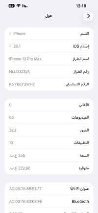 ايفون 13 برو ماكس • ٢٥٦ • ذهبي