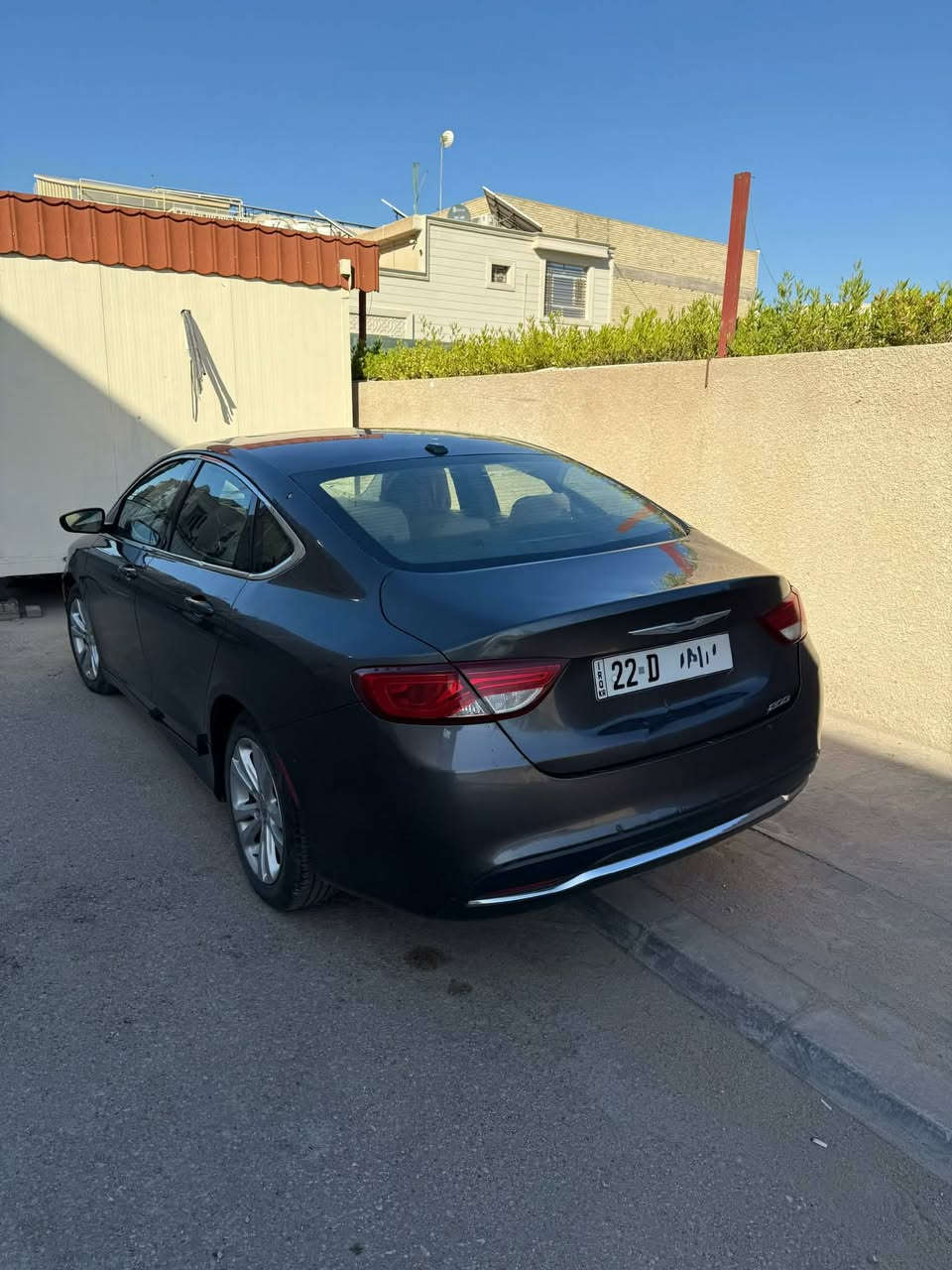 السلام عليكم
كرايسلر S200 2015وارد أمريكي بيه قطعتين صبغ جاملغ وبنيد صبغ بدون داواخل مكفوله سونار مرفق بل منشور

سياره مكفوله. شواصي. لغد. محرك. كير. كلهن كفاله عل وضع الشركه

سياره فول مواصفات واحد عل واحد
محرك 2400. سلايد روف. ترحيب عن بعد.. بصمه تشغيل وابواب . لايت زنون.كير 9 نمر. تخم تاير جديد. سياره ربع متصرف عليه كامله من كلشي

رقم اربيل بسمي تحويل مباشر احولك 

والسعر 93 وبي مجال للطيبين

مكان سياره الأنبار الفلوجه الاستفسار عن الرقم ***********
