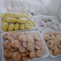 طلب ملغي كبة برغل قلي 30  كبة تشريب 30  بورك طاوه 25  كليجة تمر وحلقوم...