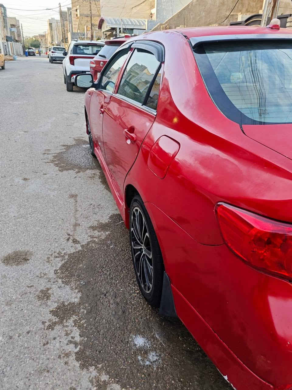 سلام عليكم كورلا 2009 امحدثه 2013
تفاصيل السيارة صدر امامي خلفي جديد المكينه والكير خير من الله التبريد والتدفئه شغالات تايرات جديد السيارة حره ومامطلوبه وبسمي تحويل ثاني يوم 
حادثها فقط الصندوك ومعمر نفسه بدون تبديل السيارة مصبوغه عام بسبب الاشخوط  السعر 85 وبيها مجال للشراي السكن بغداد حي الجهاد للتواصل عله الرقم  ***********
