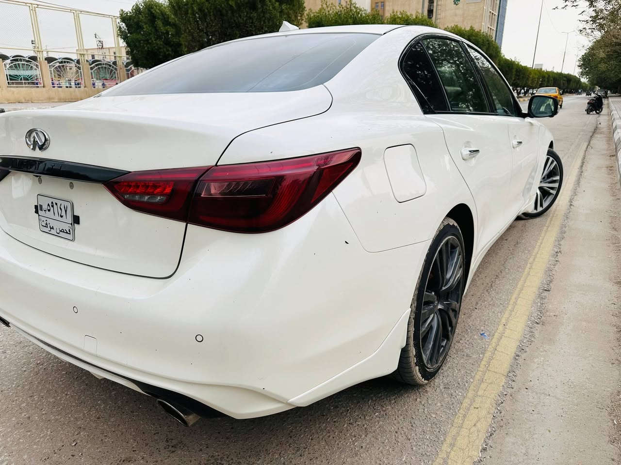 انفنتي  2023 Q50
صبغ ٣ قطع بلا تبديل 
فول مواصفات 
٦ سلندر ٣٠٠٠ 
ماشية ١٩ ميل
حره تترقم بكل المحافظات 
السياره موجوده بكربلاء 
السعر 145$ بيع فقط 
***********
