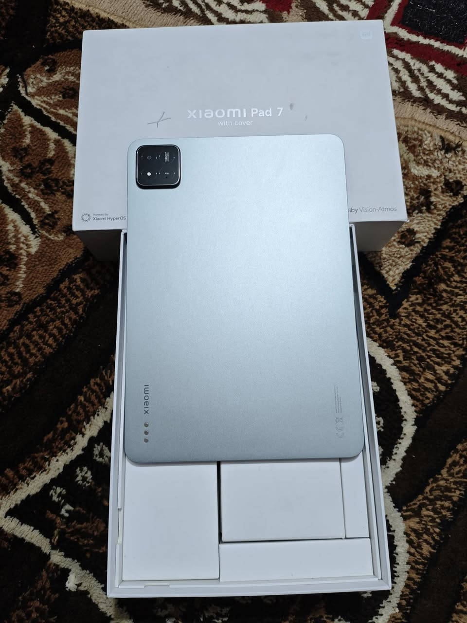 مي پاد 7 أخو الجديد
كامل الملحقات مع حافظة
الذاكرة 256
الرام 8
صحة البطارية 100
يدعم الشحن السريع بقوة 45 واط
للبيع بـ 400
أو للمراوس
مكاني بغداد
رقم الهاتف
***********
