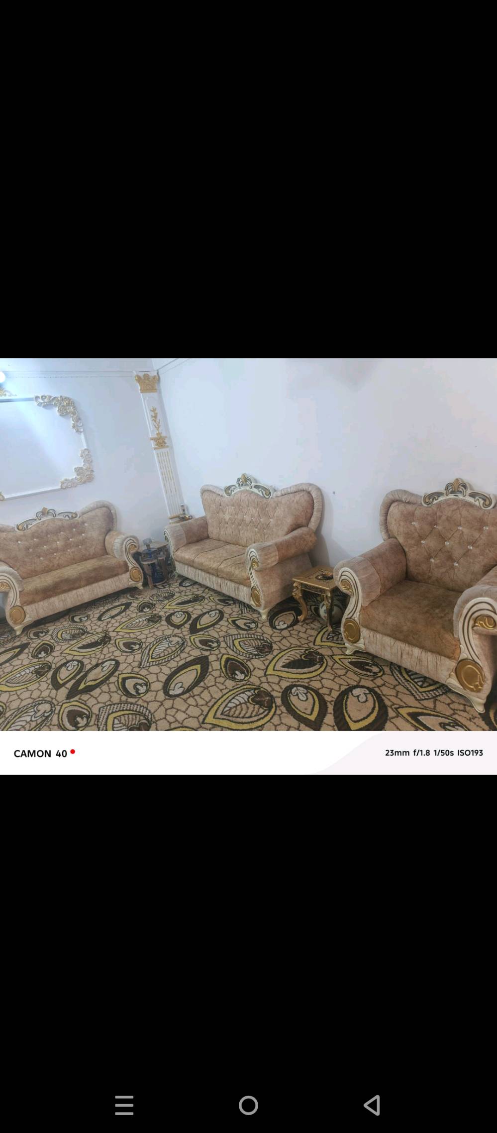 تخم 10 مقاعد نضافه 80% السعر 250 الف والغرفه اخشاب تجي وتشوف حسب القناعه السعر 550 مكاني النجف حي المكرمه 