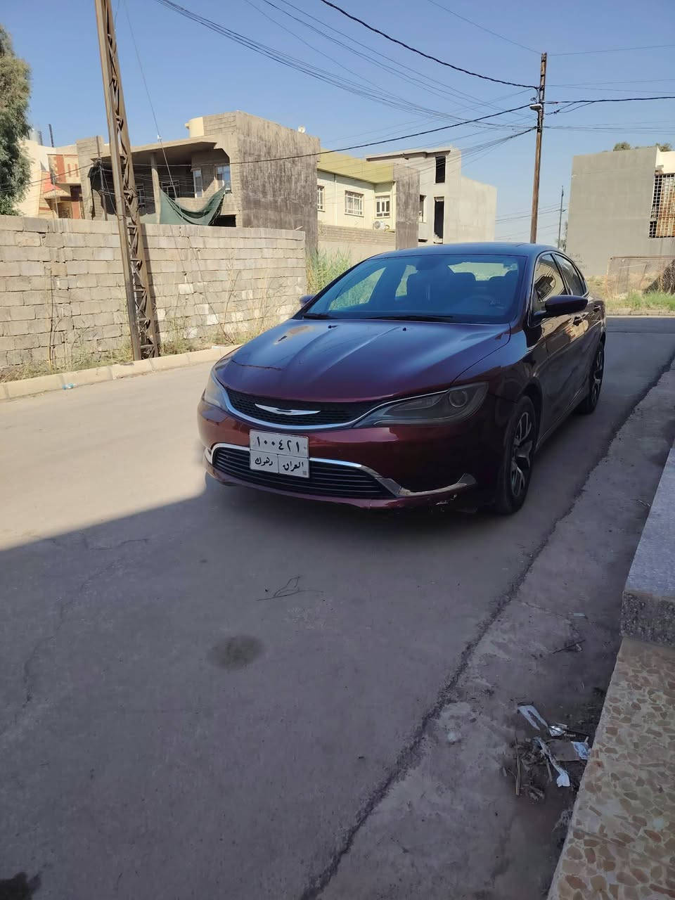 مكلف بلنشر اتصل بلرقم
السلام عليكم ورحمة الله وبركاته
وينهم عشاق ال c200 
للبيع كرايسلر c200 موديل 15 دبل بصمة كلين تايتل بدون قطره صبغ فئة لمتد الاعتيادية سلايد شاشة صغيرة كامرة بصمه دخول ذكي بصمه تشغيل تبريد ثلج تحكم ستيرن محرك 2400 المرغوب ترايك للبصرة رقمها شمالي مكانها موصل الايسر يلي ابالة دفتر لا يتصل لان سيارة كدام العين ومصروف عليها للاستفسار الاتصال او واتساب *********** مكانها موصل الايسر
السعر 113$
@الجميع
