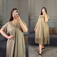 شلحه نسائي • دبل كلوش • فري سايز ٦٠-١٠٠