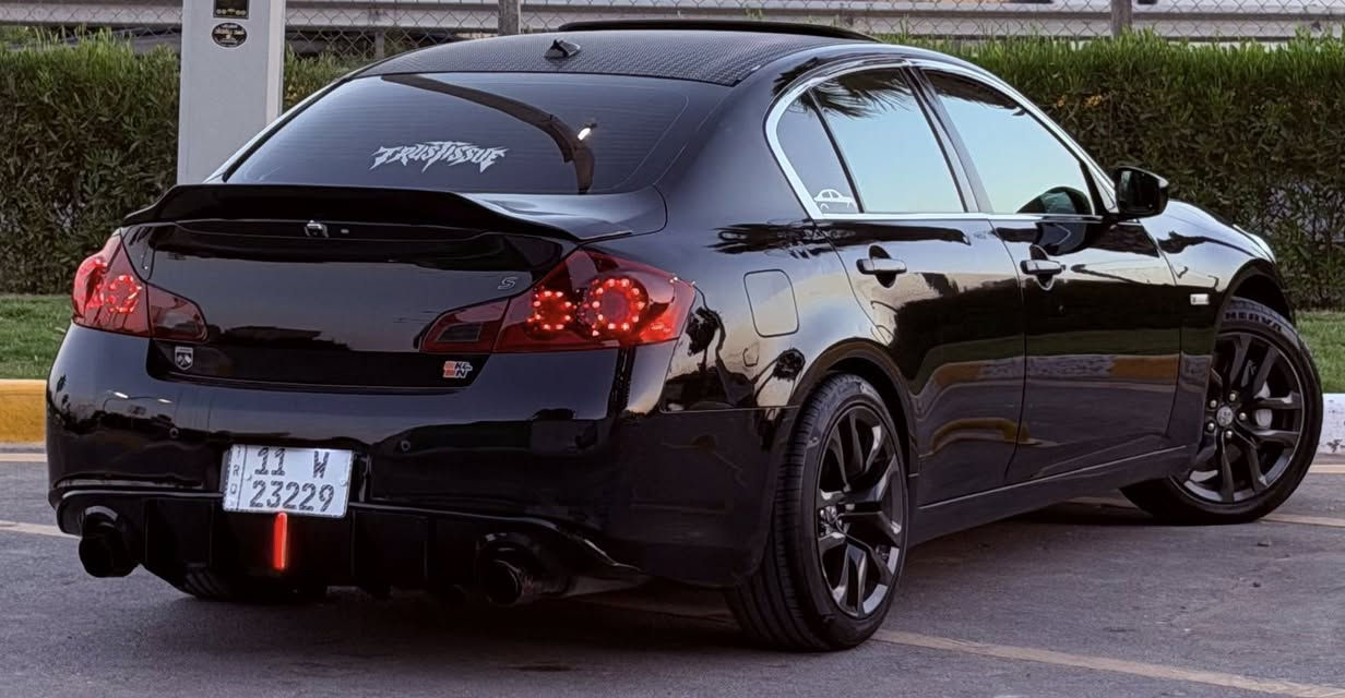 السلام عليكم اخوان
نيسان انفنتي G37

     2013  INFINITi  G37
V6     3700    VVEL
كير اوتو 

المواصفات
بصمه تشغيل
بصمة ابواب وصندوك
سلايد روف 
كشنات كهرباء
كشنات ميموري
كشنات تدفئة
شفتات ستيرن
تحكمات ستيرن
كروز السرعه شغال
شاشة لمس
ستيرن كهرباء
كشنات جلد لونين احمر واسود

الاضافات 
سقف كنتاره
لد اوركال داخلي متغير تلفون
تطعيم الداخل فورجد ماروني
الجام مضلل حراري شفاف
سوارات لايت اصلي متغير ع التلفون
اشاير لد امامي خلفي
LED عالي ناصي اصلي
بلوجكترLED اصلي
سبايدر عالي بلادي
شفقه جامة
لحيه امامية
دفيوزر ابو اللد
حلوك صالنصة فورجد
ويل Z تو سايز 18
فچوج S برمبو 
عليها داون بايب 
اكس بايب
دبات ماگنا فلو
بعد بيه اضافات هواي
اخوان السياره امبدل ضفاير وعقول كامله 
(وسياره بيه قطعه صبغ وحده فقط )
رقم بغداد شبه مميز
بأسمي وتحويل مباشر
مكان السياره الغزاليه 
السعر 127 بي مجال
للاستفسار ( ***********)
