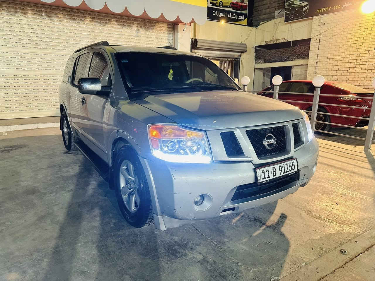 ارمادا se 2008 مكينه 8 سلندر
حادث امريكي جاملغ و بنيد صبغ حزام جماليه
كير مكينه كفاله
حداديه كلش نضيفه
 عنوان شارع فلسطين 
سعر 93 ورقه بيها مجال لشراي
استفسار ***********
