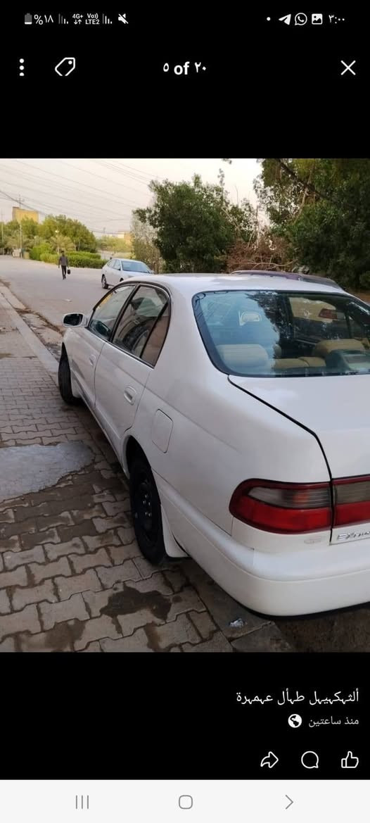 كرونه لبيع فقط 55 وبيه مجال جدا قليل
موديل 92
محرك 1800 ابو الجف
رقم نجف مداور ثاني يوم ب اسمي
سياره كفاله من الضربه القويه 
وشرط نقص كلبسه مابيه
تبريد كامل مكمل نقص كمبرسير فقط
كامله من فان وراديتر جديد السياره متعوب عليه 
مكاني نجف حي الانصار
***********
