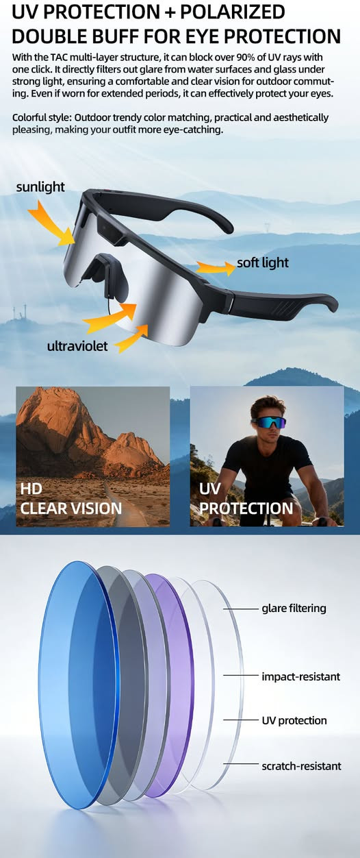 Sports - type intelligent AI glasses factory from china shenzhen city

weChat：sofi19 

whatsApp:+8613828765184 sofi

#aiglass #smartglass #smartaiglass #sportsglass #aisportglass


**إذا كنت صاحب هذا الإعلان وتريد حذفه لأي سبب، رجاءا أرسل رسالة إلى الدعم الفني**