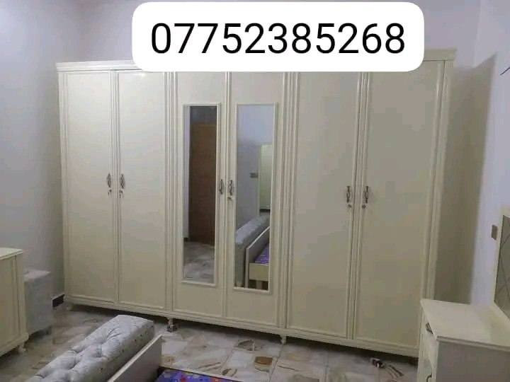 عروض وتخفيضات بسعر المعمل 💥
.
#ملاحظة :: جميع الصور محفوظة بيع اثاث قنفات احذرو من الصفحات الوهمية تسحب بصور وتنشرهن / جميع الصور شغل معملنا الخاص 
.
يتوفر بالالوان الصاج و الابيض علما النجارة عراقية 
.
#ملاحظة :: عدم ذكر الاسعار لاختلاف الموديلات 💥

للحجز والاستفسار مراسلة الصفحة او واتساب او اتصال ع رقم ***********
.
 (كناتير / بوفيات / جرابي / ميز مراية / غرف نوم)
الشغل نجارة عراقية / خشب عراقي
.
التوصيل والشد مجاني لجميع مناطق بغداد 🚛
