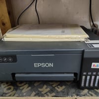 مشروع متكامل • طابعة إبسون L8050 • مكبس مسطح