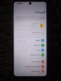 جهاز oppoA3x. مامفتوح الخطوط ماتشغل   به خطوط بالشاشة. الذاكره 128. ال...
