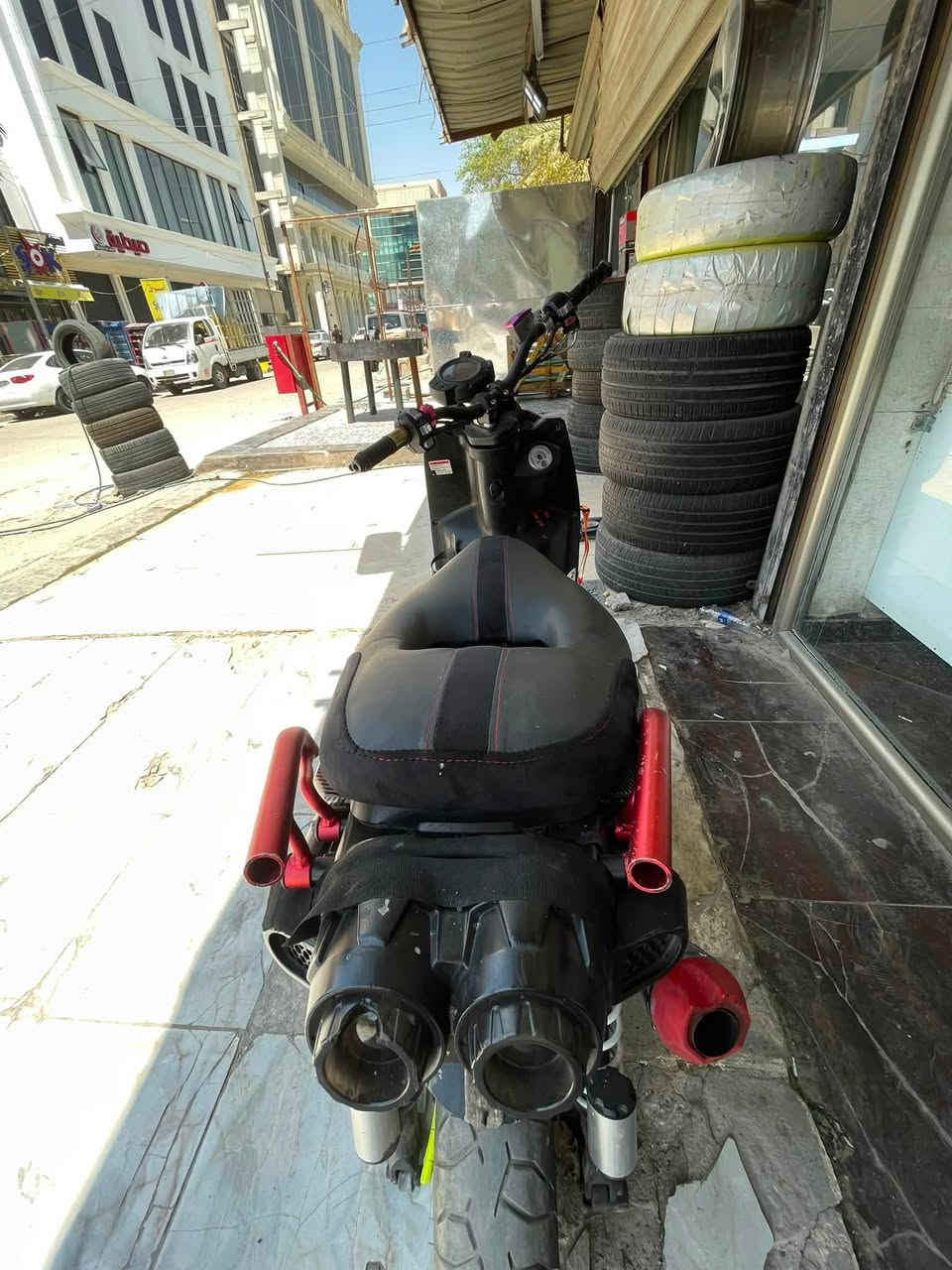 السلام عليكم سكنس جبلي رياضي فول كل غراض اصلية شلعة معدل تشك الكاع للبيع السعر $مليون ومية وخمسين  وبيها مجال مكاني بغداد زيونه شارع الربيعي
للتواصل ***********

