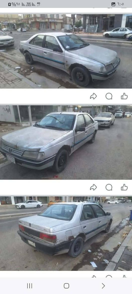 سلام عليكم سياره بيجو روا مديل 2009 سياره جاهزه خير من الله مكفوله بس سنويه ساقطه مداور ثاني يوم السعرر 15 وبيهه مجال لشرايي المكان نجف تصل ***********
