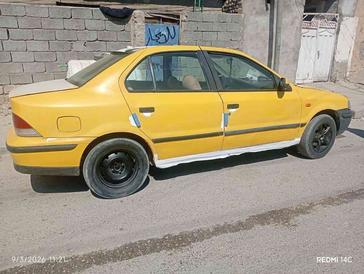 سلام عليكم سياره سمد موديل 9مصفره هيه او غرامات  مروريه   بيه تنقيص  قليل  كير و محرك. ابلادي.  رقم  بغداد الماني  سنويه صاقطه   تأخذ صافي مدور مكاني كربلاه السعر 23 وبيه مجال ***********
